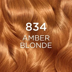 L'Oréal Paris Casting Crème Gloss 834 Amber Blonde Luonnonvaalea Kuparikulta kevytväri 1kpl