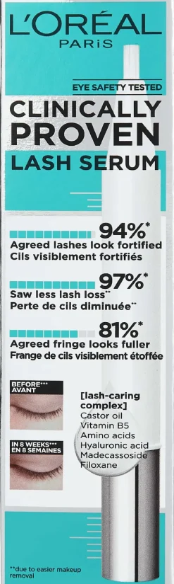 L'Oréal Paris Clinically Proven Lash Serum -ripsiseerumi 1,9ml