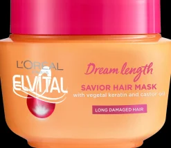 L'Oréal Paris Elvital Dream Length Savior Mask hiusnaamio pitkille, vaurioituneille hiuksille 300ml