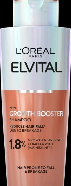 L'Oréal Paris Elvital Growth Booster Shampoo hiustenlähtöä vastaan 200 ml