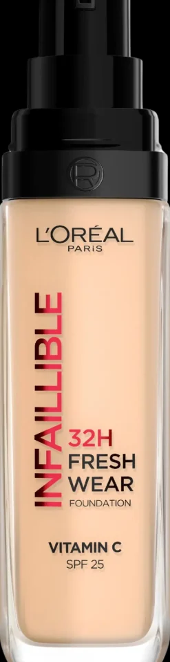L'Oréal Paris Infaillible Fresh Wear 100 Warm Undertone meikkivoide 30ml