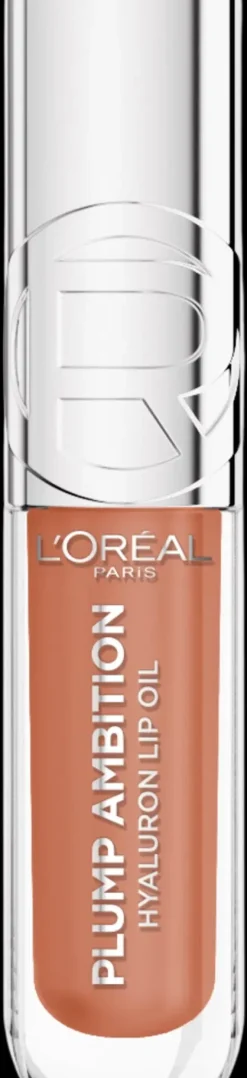 L'Oréal Paris Plump Ambition Hyaluron Lip Oil 101 Cristal Clear huuliöljy 5 ml