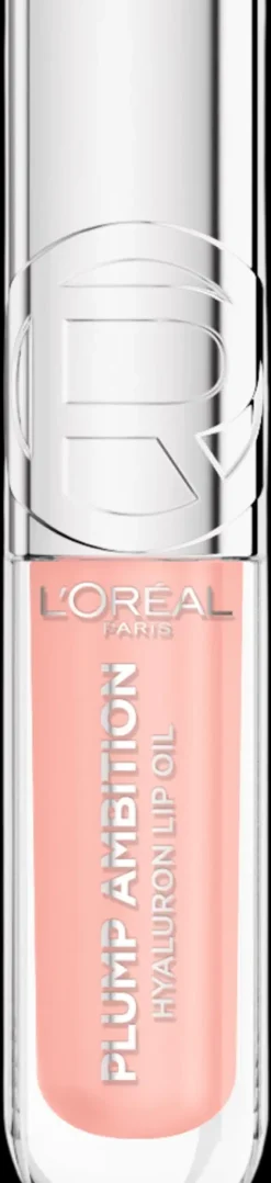 L'Oréal Paris Plump Ambition Hyaluron Lip Oil 101 Cristal Clear huuliöljy 5 ml