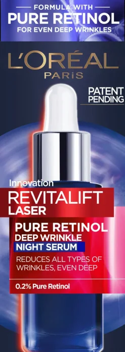 L'Oréal Paris Revitalift Laser Pure Retinol yöseerumi ryppyjä vastaan 30ml