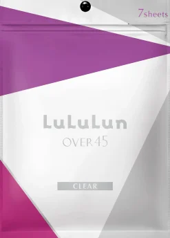 LuLuLun Over 45 Clear Sheet Mask kirkastava kangasnaamio 7 kpl