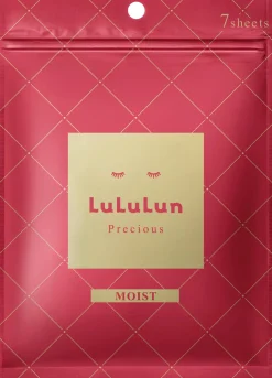 LuLuLun Precious Sheet Mask Red 7-pack tehokosteuttava kangasnaamio 7 kpl