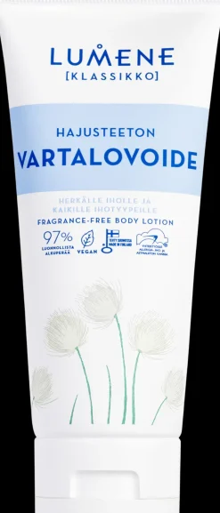 Lumene KLASSIKKO Hajusteeton vartalovoide 200 ml