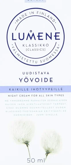 Lumene KLASSIKKO Uudistava yövoide 50ml