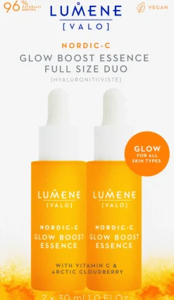 Lumene VALO Kirkastava hyaluronitiiviste tuplapakkaus