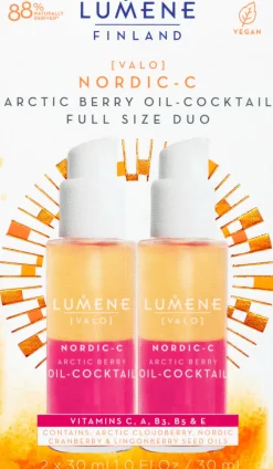 Lumene VALO Ravitseva vitamiini-tehohoito tuplapakkaus