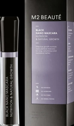 M2 Beauté Nutrition & Natural Growth Black Nano Mascara 6 ml