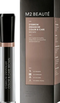 M2 Beauté Eyebrow Enhancer Color & Care Brown hoitotuote kulmille 6 ml