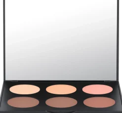 MAC StudFix Sculpt&Sha Contour Pal varjostus- ja kororstuspaletti kasvoille 14,4 g