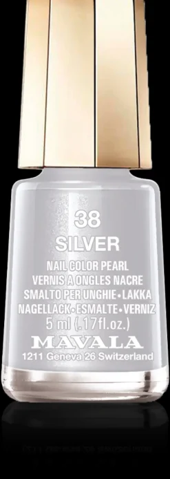Mavala 5ml Nail Polish 38 Silver kynsilakka