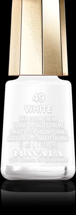 Mavala 5ml Nail Polish 49 White kynsilakka