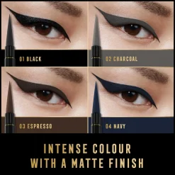 Max Factor Masterpiece Matte Liquid Eyeliner 1,7 ml Black, silmänrajaustussi