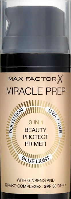 Max Factor Miracle Prep 3 IN 1 Beauty Protect Primer 30 ml meikinpohjustusvoide
