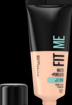 Maybelline New York Fit Me Matte+Poreless -meikkivoide 102 Fair Ivory 30ml