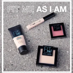 Maybelline New York Fit Me Matte+Poreless -meikkivoide 100 Warm Ivory 30ml