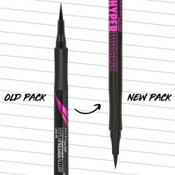 Maybelline New York Hyper Precise Liquid Liner 700 Black nestemäinen silmänrajauskynä 1ml