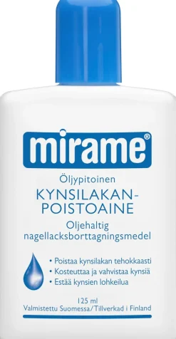 Mirame öljypitoinen kynsilakanpoistoaine 125ml