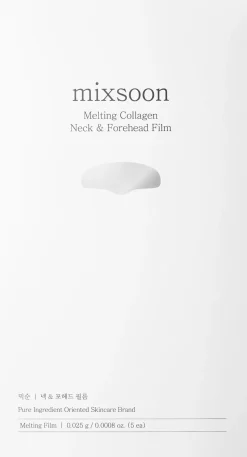 Mixsoon Melting Collagen Neck and Forehead Film-kollageenifilmi 5 kpl