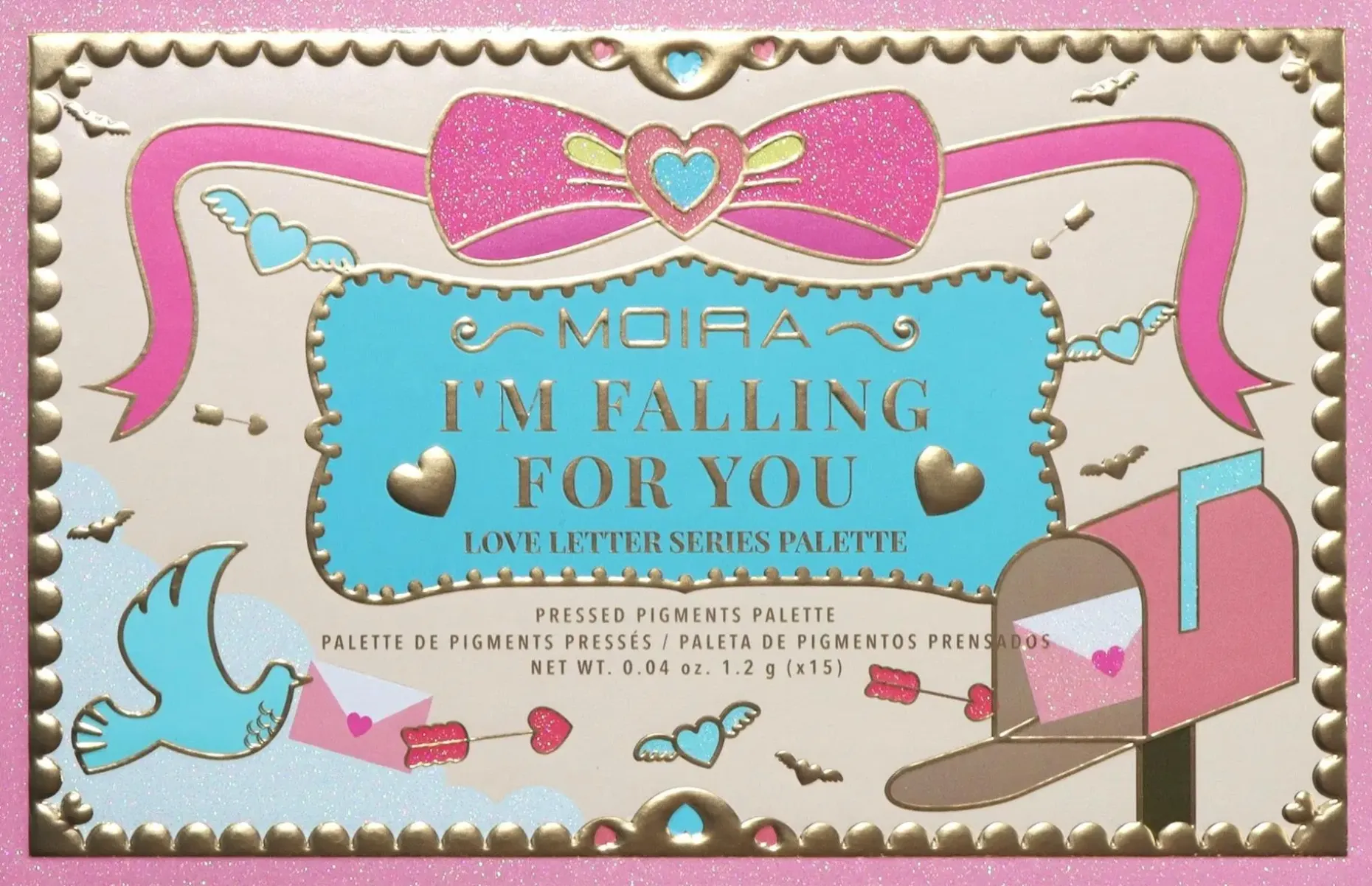 MOIRA I′m Falling For You Pressed Pigment Palette luomiväripaletti