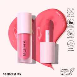 MOIRA Love Steady Liquid Blush nestemäinen poskipuna 4,8 g
