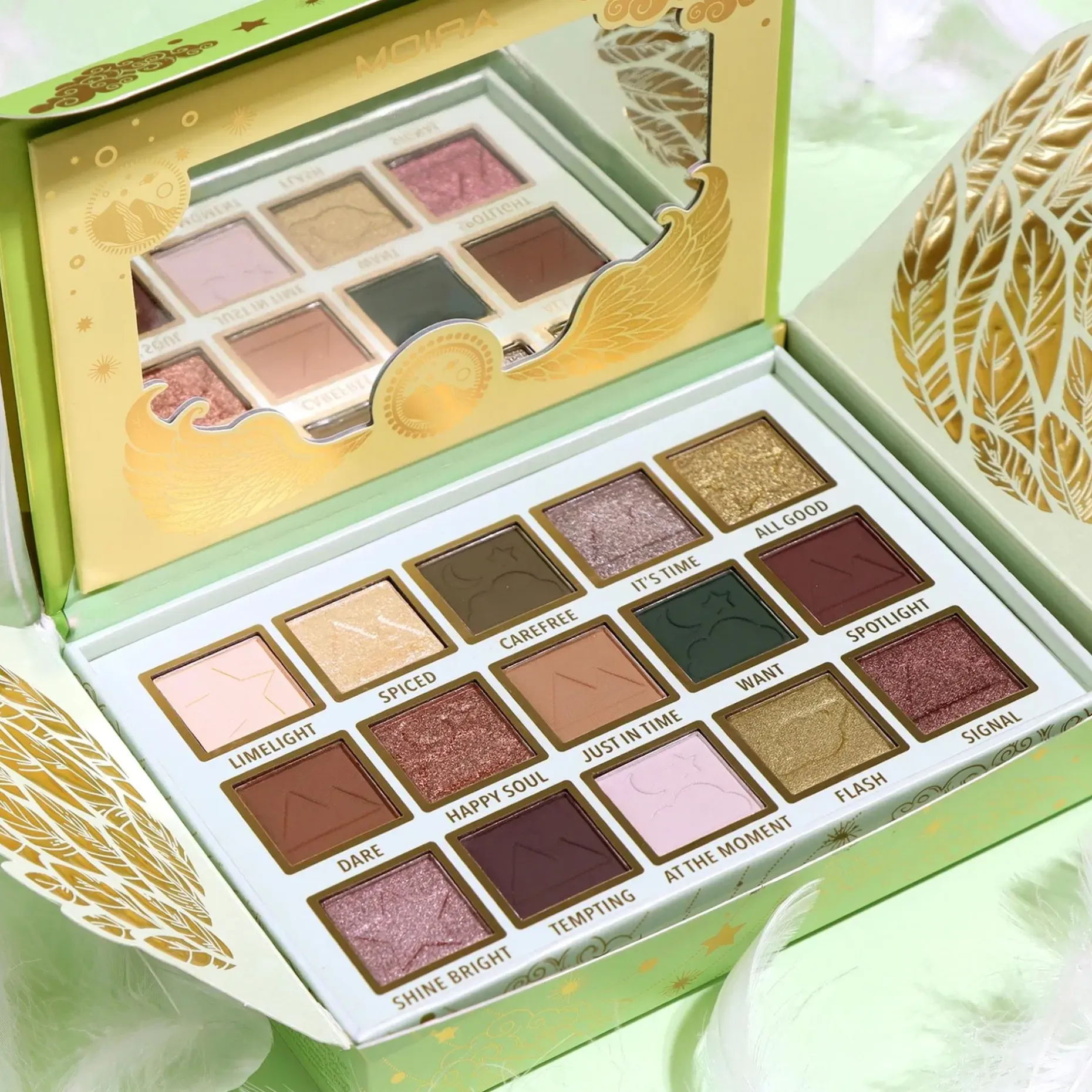 MOIRA Time to Shine Pressed Pigment Palette luomiväripaletti