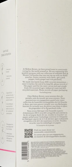 Molton Brown Infinite Bottle Fiery Pink Pepper Bath & Shower Gel suihkugeeli 400 ml