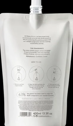 Molton Brown Re-charge Black Pepper Bath & Shower Gel Refill suihkugeelin täyttöpakkaus 400 ml