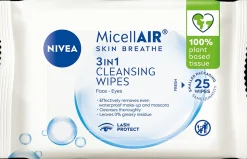 NIVEA 25kpl 3-in-1 Micellar Cleansing Wipes -puhdistusliinat
