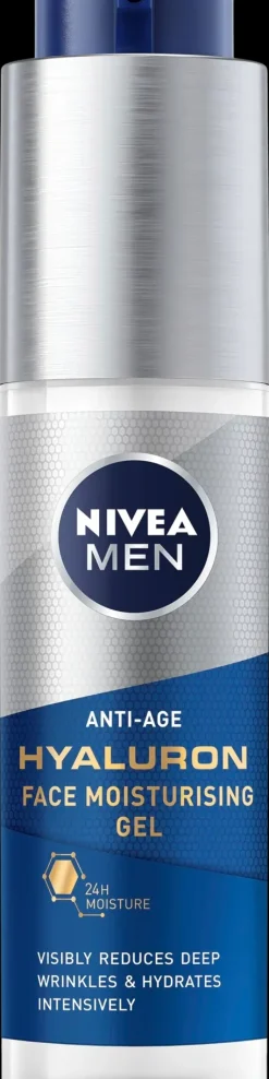 NIVEA MEN 50ml Anti-Age Hyaluron Face Moisturising Gel -kasvogeeli