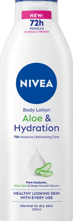 NIVEA 250ml Aloe & Hydration Body Lotion -vartalovoide