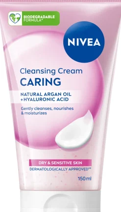 NIVEA 150ml Caring Cleansing Cream -puhdistusvoide