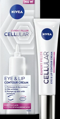 NIVEA 15ml Cellular Expert Filler Eye & Lip Contour Cream -silmänympärysvoide