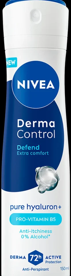 NIVEA 150ml Derma Control Defend Deo Spray -antiperspirantti