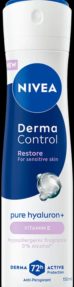 NIVEA 150ml Derma Control Restore Deo Spray -antiperspirantti