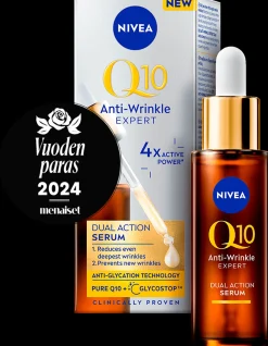 NIVEA 30ml Q10 Anti-Wrinkle Expert Dual Action -kasvoseerumi