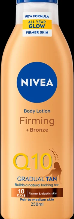 NIVEA 250ml Q10 Firming +Bronze Body Lotion -vartaloemulsio