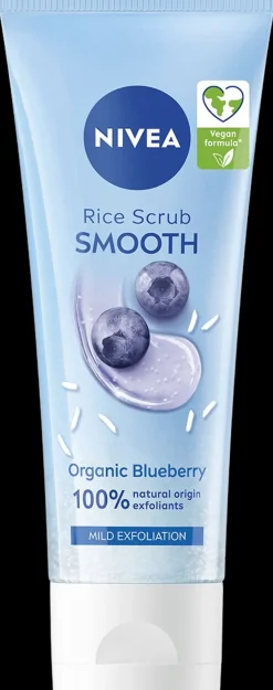 NIVEA 75ml Smooth Rice Scrub -kasvojenkuorintavoide