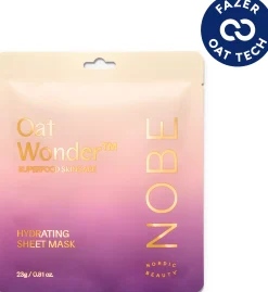 NOBE Nordic Beauty Oat Wonder™ Hydrating Sheet Mask kangasnaamio 1 pc