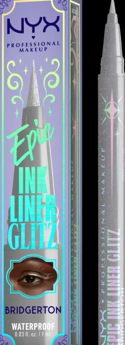 NYX Professional Makeup Bridgerton Epic Ink Liner Glitz silmänrajausväri 1 ml