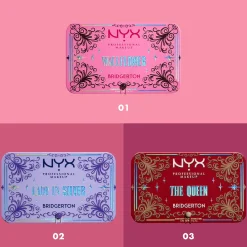 NYX Professional Makeup Bridgerton Royal Flush Palettes Lady In Silver meikkipaletti