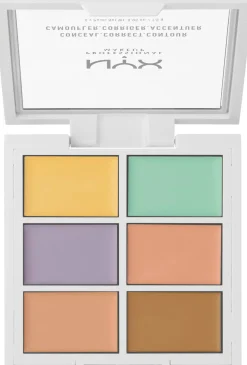 NYX Professional Makeup 3C Palette Color Correcting Concealer peiteväripaletti 1,5 g