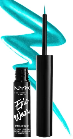 NYX Professional Makeup Epic Wear Metallic Liquid Eyeliner silmänrajauskynä 3,5 ml