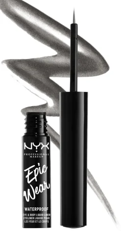 NYX Professional Makeup Epic Wear Metallic Liquid Eyeliner silmänrajauskynä 3,5 ml