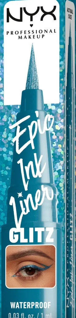 NYX Professional Makeup Epic Ink Liner Glitz vedenkestävä silmänrajauskynä 1 ml