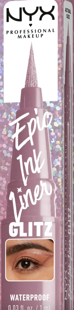 NYX Professional Makeup Epic Ink Liner Glitz vedenkestävä silmänrajauskynä 1 ml