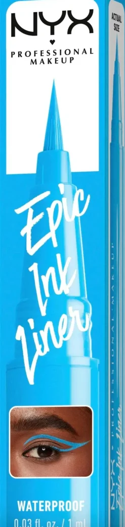NYX Professional Makeup Epic Ink Liner vedenkestävä silmänrajauskynä 1 ml